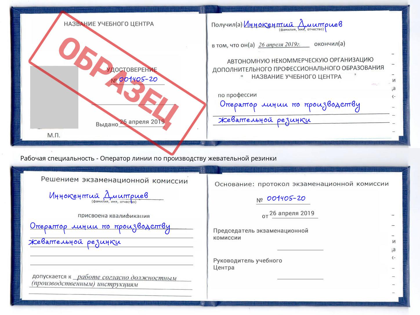 Оператор линии по производству жевательной резинки Кандалакша