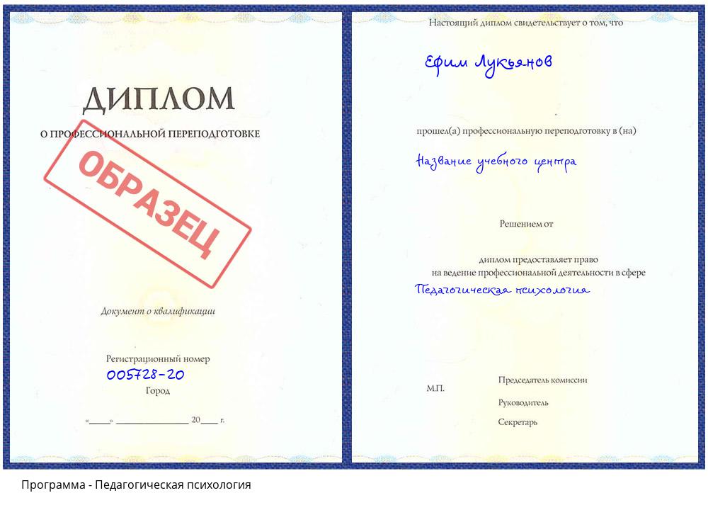Педагогическая психология Кандалакша